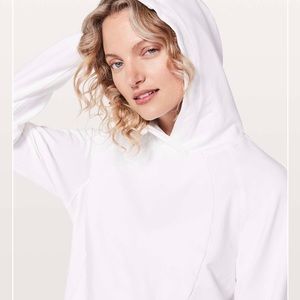 Lululemon Scuba Pullover White, SZ 8